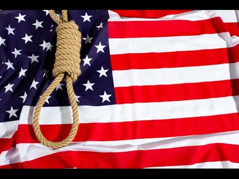 noose on US flag