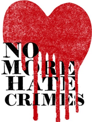 no more hate crimes logo