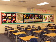 interior of a school classroom