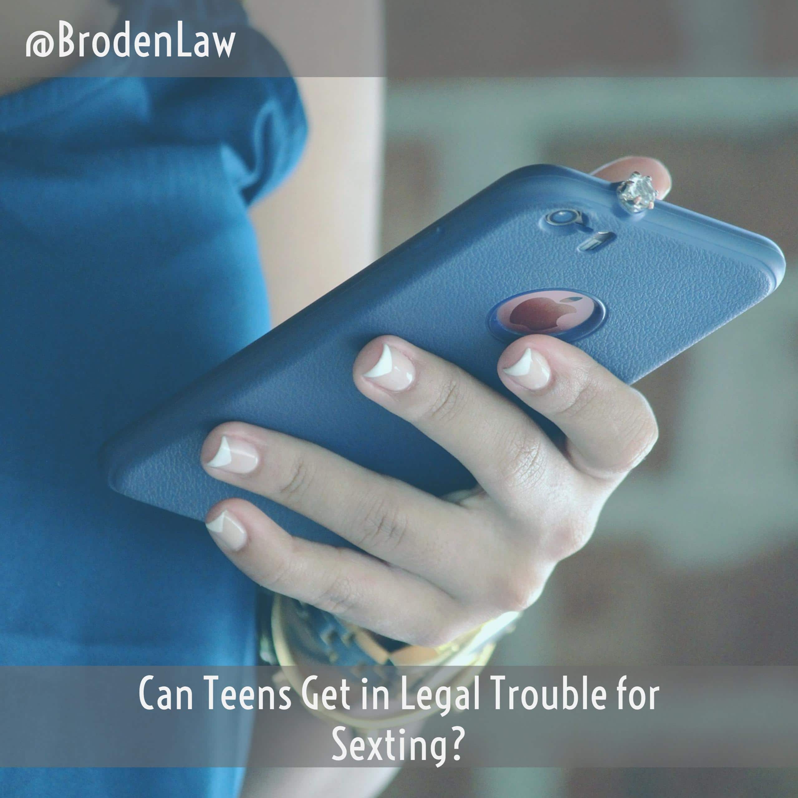 Can Teens Get in Legal Trouble for Sexting