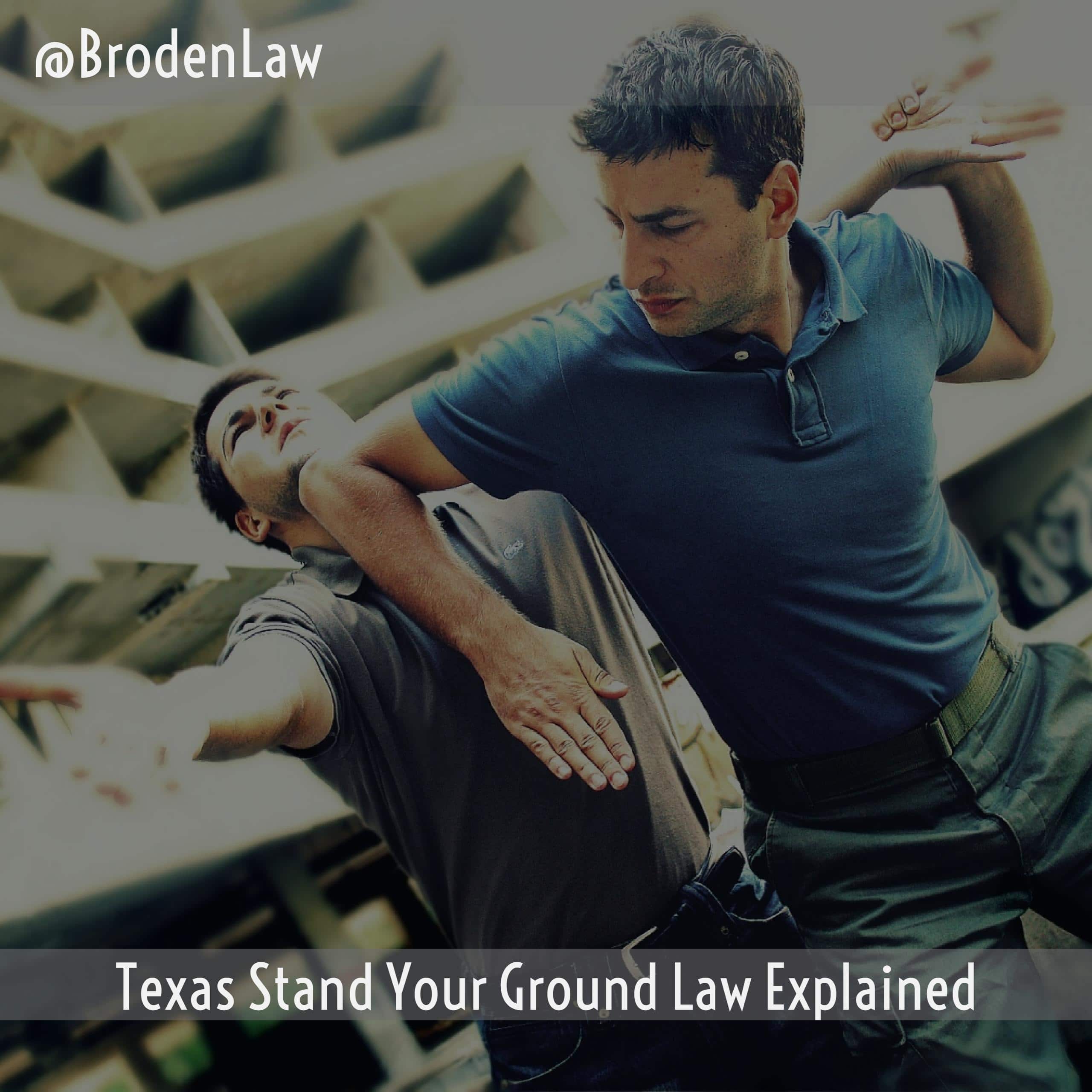 Texas Stand Your Ground Law Dallas Criminal Defense Lawyer