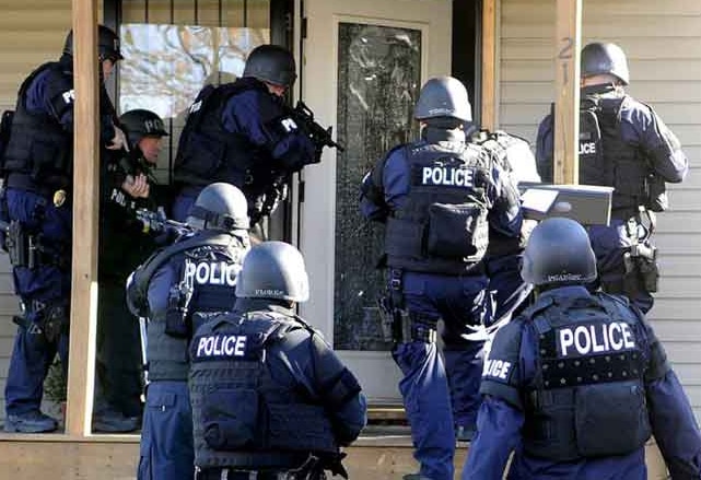 police raid