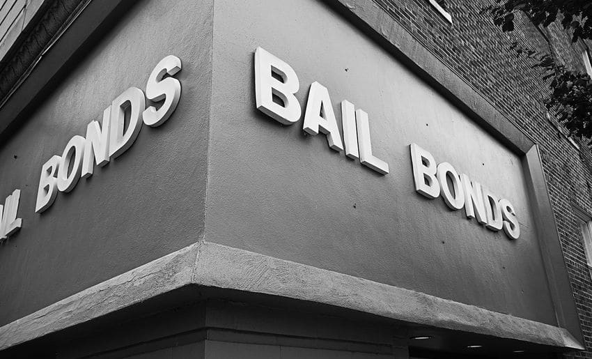 Bail System with image of bail bonds building